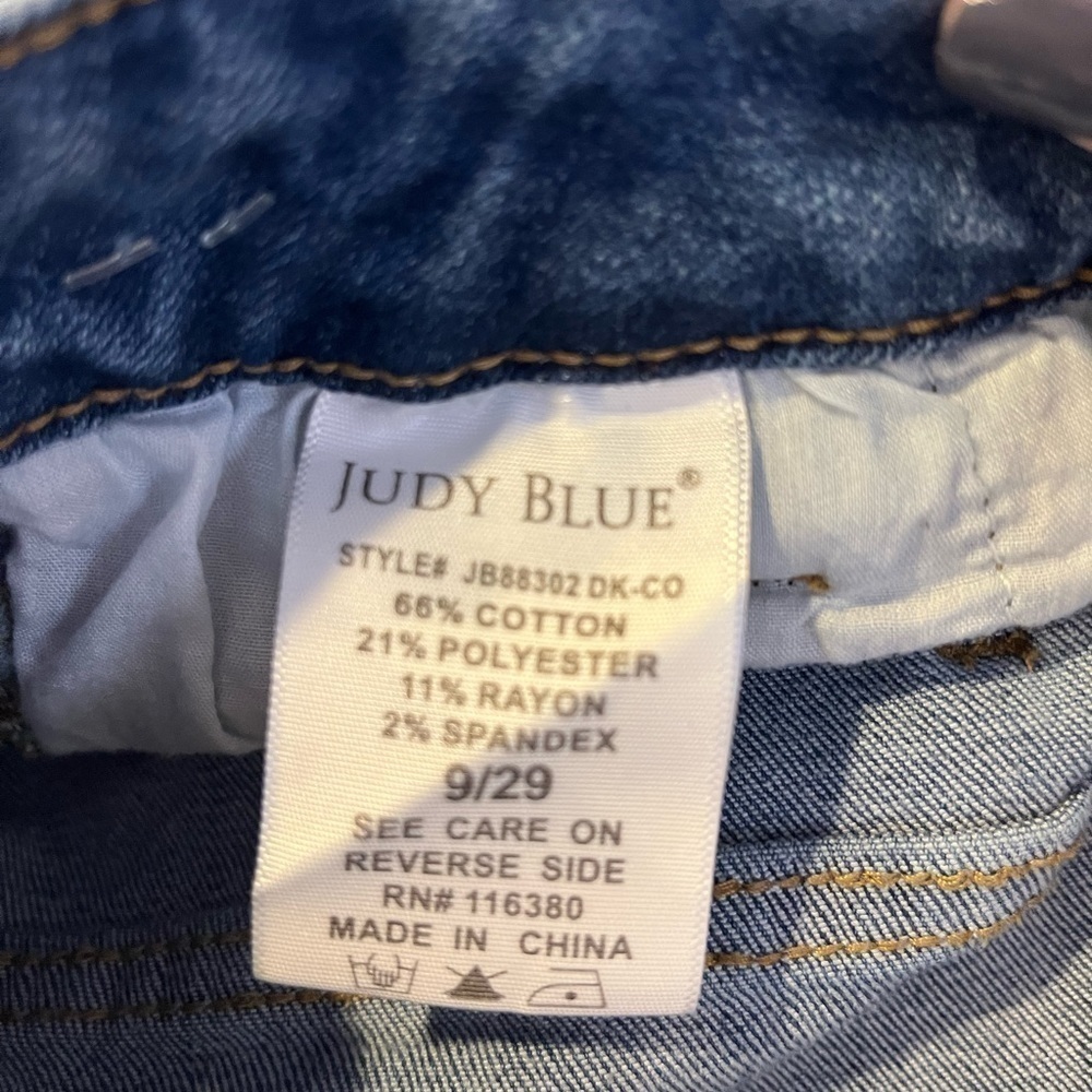 JUDY BLUE Carpenter‎ High Rise Slim Fit Jeans - Picture 4 of 5